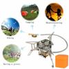 Portable Mini Camping Gas Stove Outdoor Windproof Split Stove Foldable Burner 5800W Outdoor Hiking Picnic Barbecue Cooking Tool