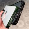 Luxury Plating Bumper Silicon Clear Case For iPhone 16 15 14 13 11 12 Pro Max Mini XR X XS Plus Purple Soft Shockproof Cover