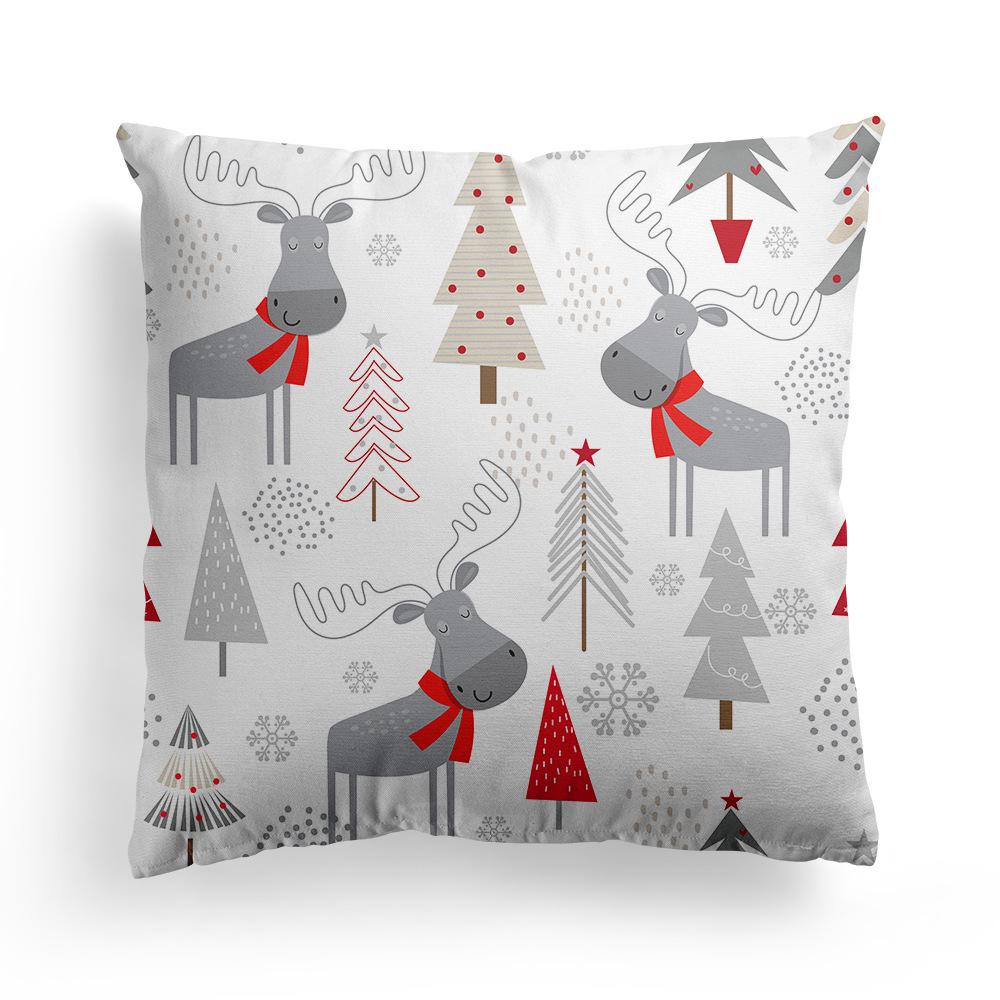 New Christmas Pillowcase Christmas Tree Holiday Sofa Pillow Cushion Cover