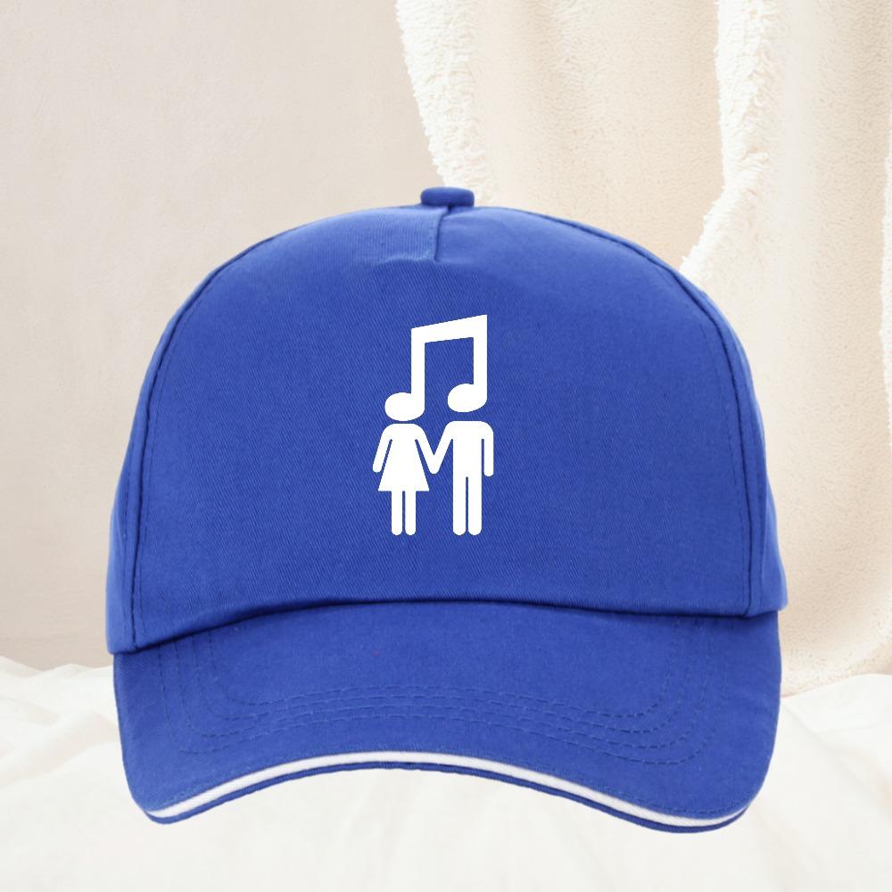 Musical Symbol Printing Baseball Caps Unisex Outdoor Adjustable Hat Casual Sunscreen Golf Caps