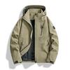 Single Layer Waterproof Windproof Jacket - New Couple Style, Versatile Hooded Coat for Outdoor Activities
