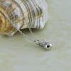 Platinum Plated Necklace Vintage Money Bag Pendant Necklace Jewelry