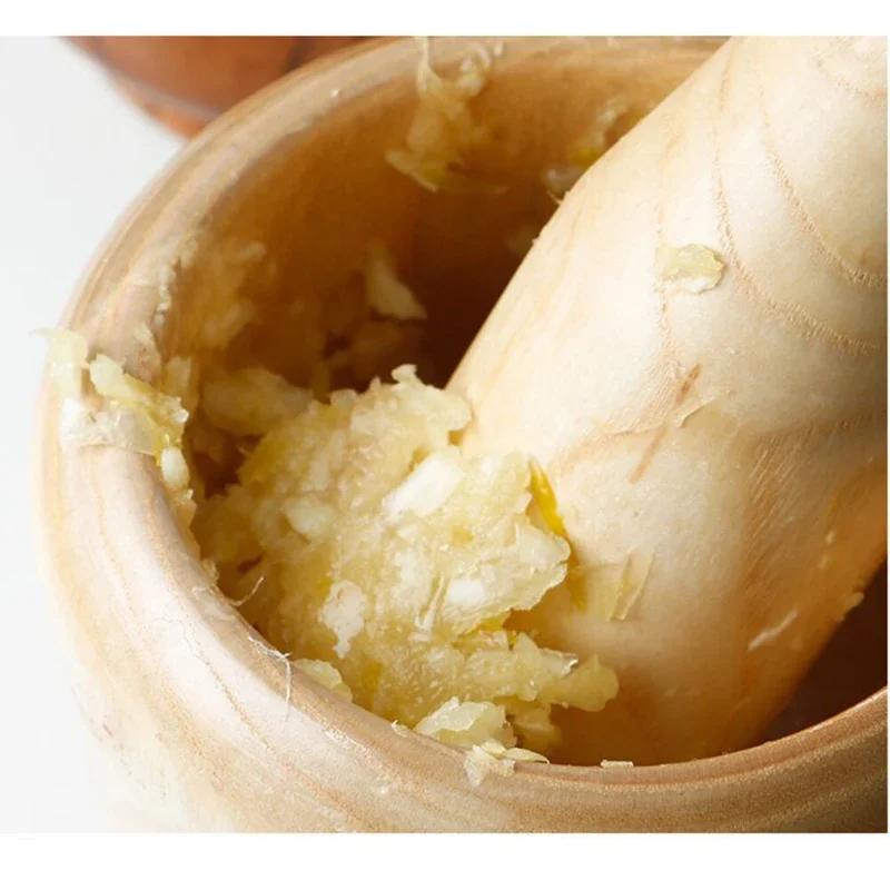 Zestaw moździerz i tłuczek Prasa Kruszarka do imbiru Mielenie przypraw Siekacz do czosnku Rozdrabniacz do ziół i przypraw Młynek Świeżo siekane Tarki