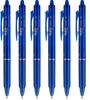 Pilot Frixion Clicker Pen Erasable Gel Broad 1.0mm Pen, Tip, 6-Pack (Blue)