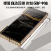 Voor Huawei Mate XT XTs Ultimate Hoesje Effen Leer Transparante Lente Scharnier Metalen Lens Stand Schermbeschermer Volledige Beschermhoes