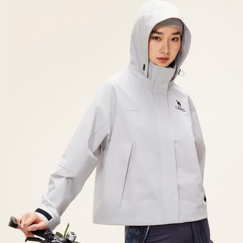 CAMEL Women's Windproof Water-Repellent Casual Jacket