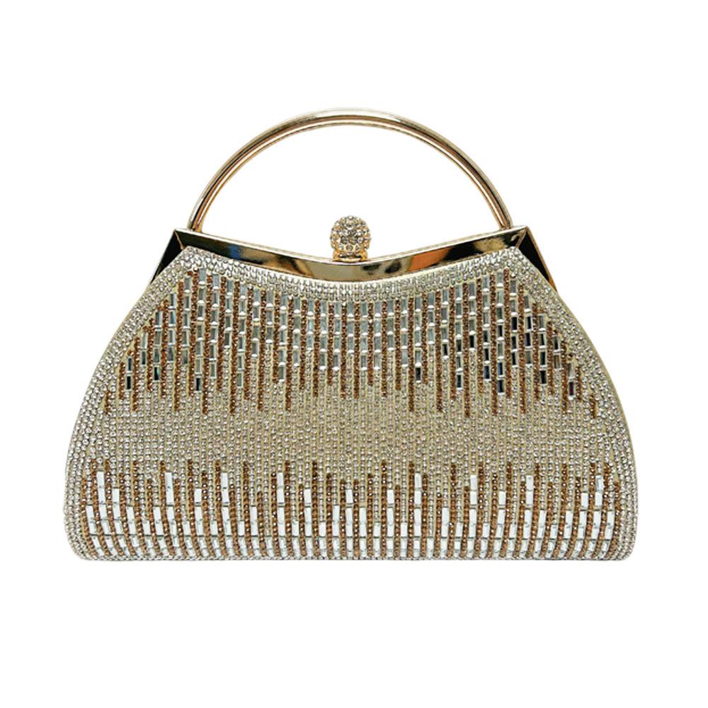 Diamond-encrusted handbag, high-end light luxury dinner bag KTV dress bag, one-shoulder messenger women's bag
