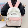 Zaino femminile per studentessa universitaria borsa per la classe zaino carino stile giapponese grande capacità versatile zaino per scuola media superiore