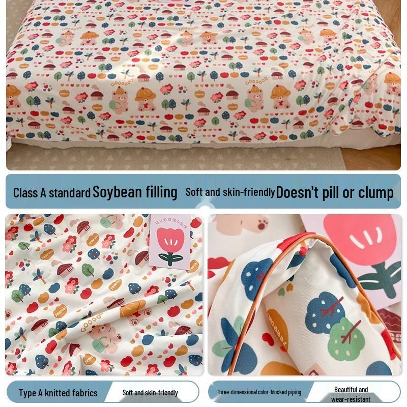 Leichte Baumwoll-Kinderbettdecke - Maschinenwaschbare Sommerdecke