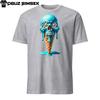 Grim Delight: Unisex Skull Cone Graphic Tee - Ice Scream Cream with a Twist!