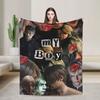 Leon Kennedy Resident Evils Blanket Quality Soft Warm Bedding Throws Spring Children Living Room Graphic Bedspread