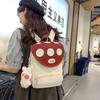 Korean Version of the New Girls' Small Schoolbag Dopamine Splicing Contrasting Colors Casual Going Out Backpack Cute Commuter Bag