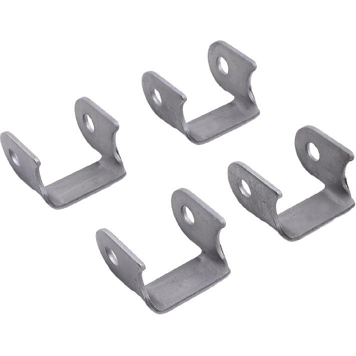 4Pcs Shock Swing Arm Weld On Mounting Bracket Kit Steel Alloy Secure Fixation Weld On Shock Mounts Bracket for ATV Dirt Bike UTV Go Kart