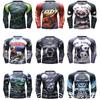 3D Digital Print Animal Men's Fitness T-Shirt Outdoors Workout Gym Running Long Sleeve Tops
