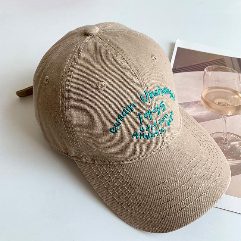 

Ricygvm Letter Embroidery Baseball Cap For Women Fashion Duck Tongue Caps Korean Girl Outdoor Sun Visors Solid Cotton Peaked Hat Adjustable
