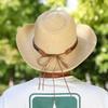Spring and Summer Sun Hat Western Cowboy Straw Hat Outdoor Beach Hat Sunscreen Sun Hat Big Brim Summer