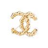Chanel Classic Double C Pearl Brooch Crystal Women Accessories Gold Pearl-White AB5647-B03409-N7683