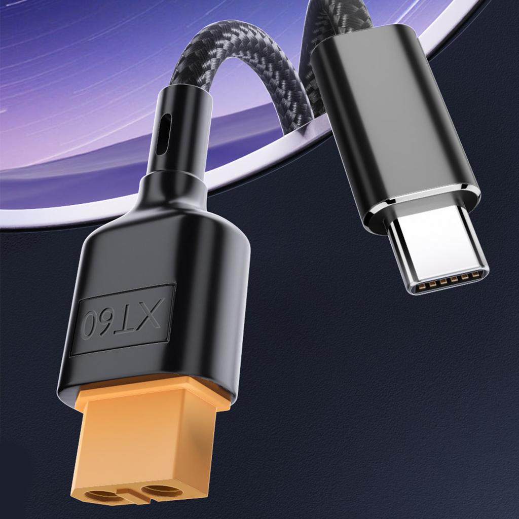 Safely and Efficiently Type C To XT60 Charging Cable XT60 Charging Adapter Cable XT60 Charging Accessories 0.5m/1m