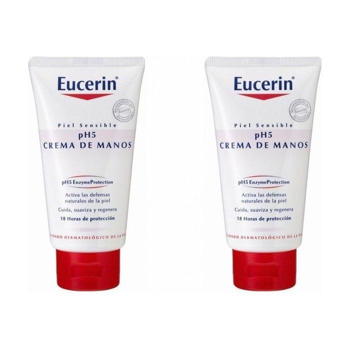 EUCERIN - Crème pour les mains Ph5 2 unités de 75ml