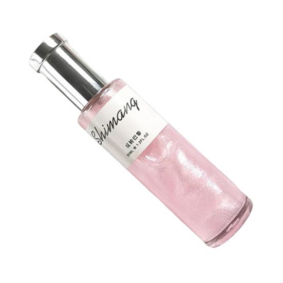 30ML Women Glitter Perfume Natural Floral Fruity Woody Long-lasting Fragrance Neck Wrist Hair Body Liquid Perfume Spray Gifts for Her розовый