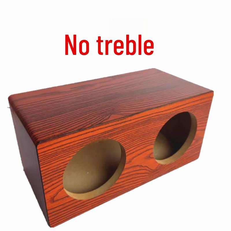 Dual 5-inch Wooden Car Audio Speaker Cabinet Subwoofer Box