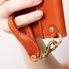 [HUKURO] Leather Strap, Shoulder Strap, R Keychain, Men's & Women's, Orange