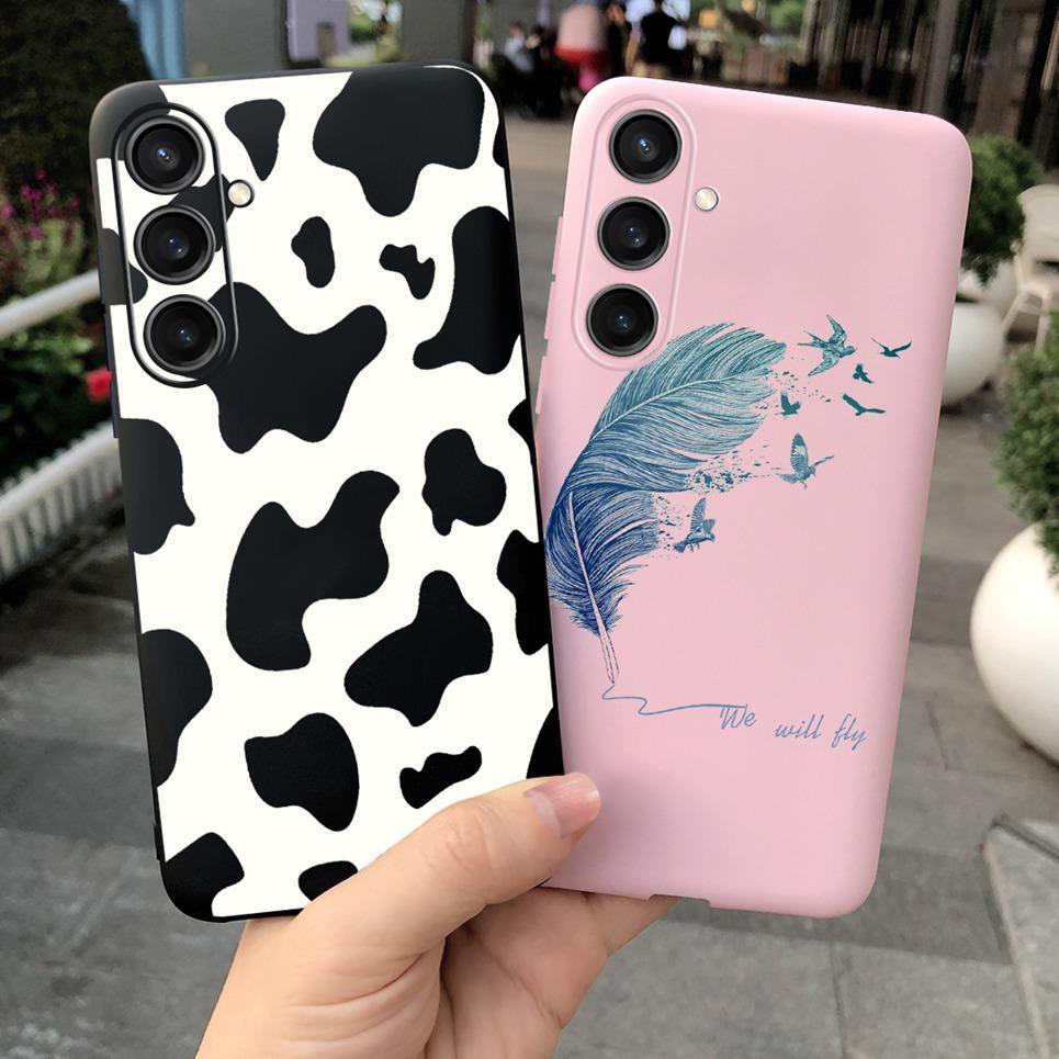 For Funda Samsung Galaxy A35 5G Case Women Fashion Girly Flower Butterfly Bumper For Samsung A35 SM-A356B Coque Silicone Soft