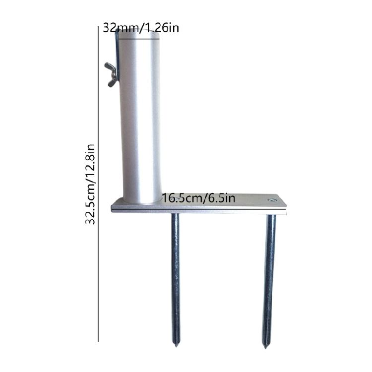 Portable Umbrella Base Spikes Stake Anchoring Holder For Quick Setups In Camping Picnics Patios And Backyard Activities
