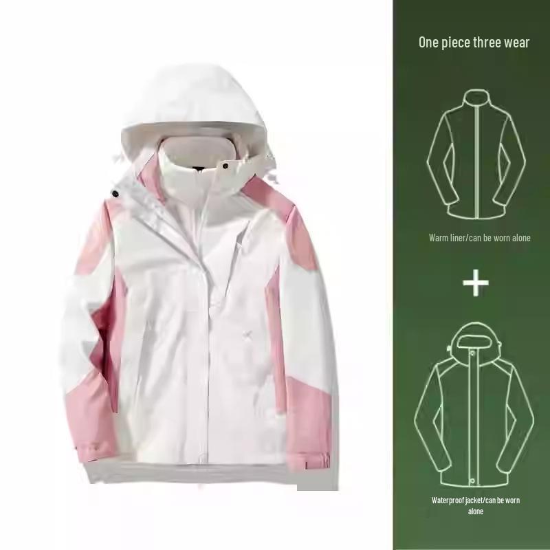 NASA 2024 Men's & Women's Petite Windproof Windbreaker - Stylish Autumn/Winter Jacket for Outdoor Mountaineering