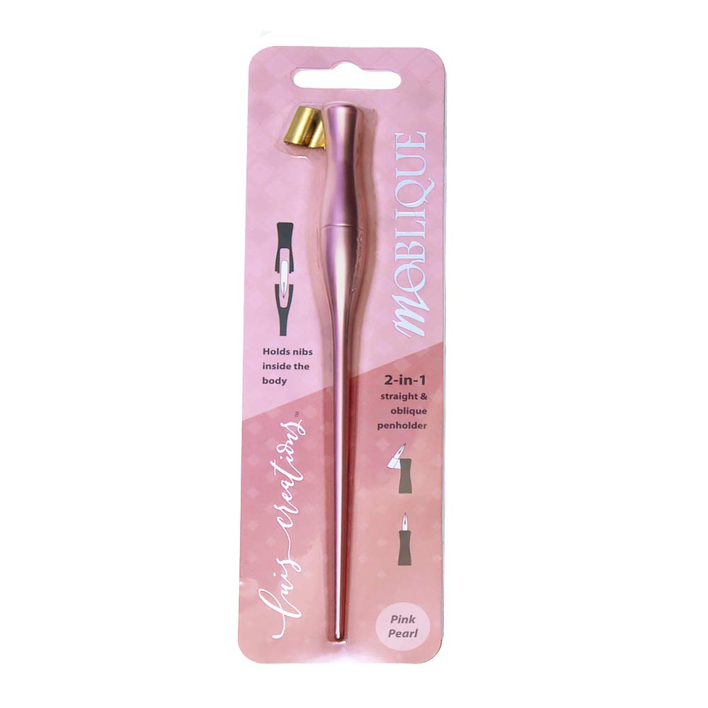 

Luis Creations Moblique Penholder Moblique pen holder with internal can be used in both straight and oblique orientations 2-in-1 - storage, (Pink