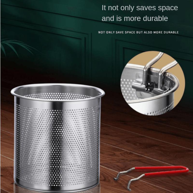Deep Fryer Pot Stainless Steel Fry Pot with Basket and Lid Food Grade Deep Fryer Multifunct Deep Frying Pots Kitchen Tools 2025