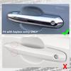 Exterior Door Handle Cover+Door Bowl Cover Trim For Toyota RAV4 2020-2025 Car Exterior Accessories Black