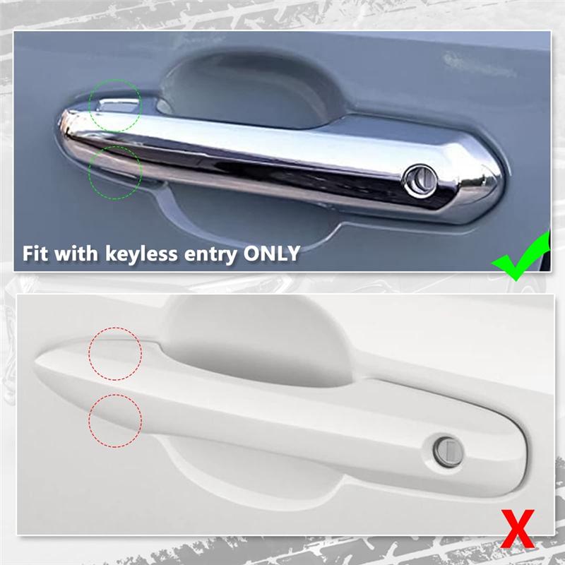 Exterior Door Handle Cover+Door Bowl Cover Trim For Toyota RAV4 2020-2025 Car Exterior Accessories Black