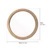 Bathroom Mirror for Wall Round Handmade Woven Frame Vanity Mirror Decorative Mirror for Bedroom,Living Room,Entryway