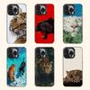Lion & Leopard Phone Case For iPhone 17 16e 16 15 14 13 12 11 Pro Max X XR XS MAX Back Cover
