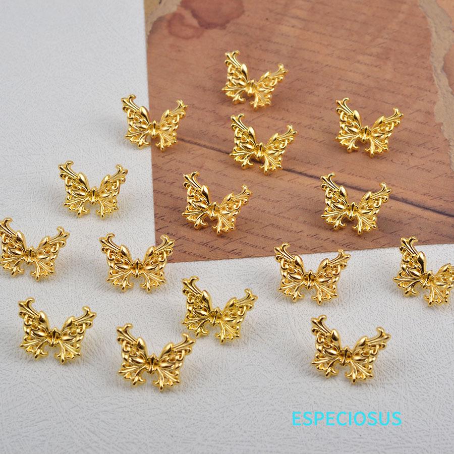 Silver Plated 3D Butterfly Beads Bracelet DIY Metal Spacer