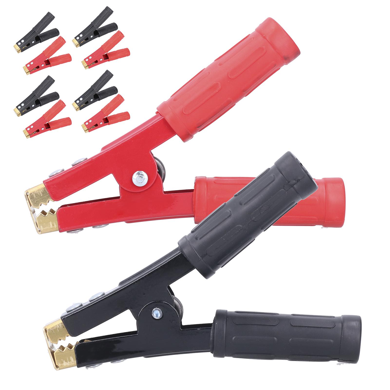 

5 Pairs Battery Cable Clips HeavyDuty Insulated Crocodile Clamp 1000A Electrical Tester