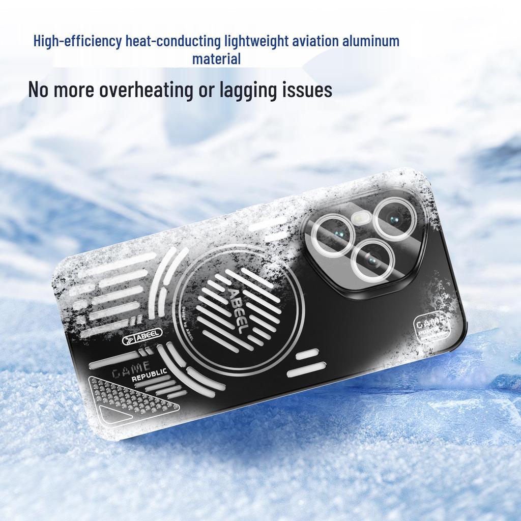 HONOR 400 Pro Ice Fox Case: Magnetic Aluminum Heat Dissipation, Drop-Proof Protective Cover