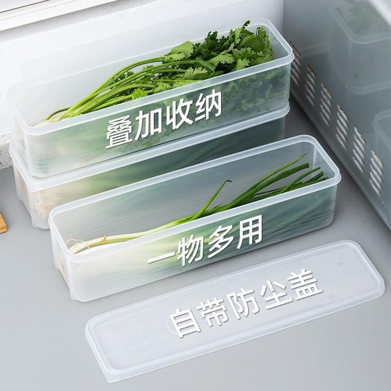 Coriander & Shallot Storage Box Set: Refrigerator Root Preserver, Thickened Noodle Box & Sealed Egg Container.