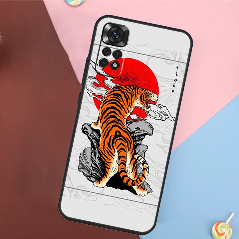 Fashion Animal Tiger Art Cover For Xiaomi Redmi Note 13 14 Pro 12 11 9 10 9S 10S 11S 12S Redmi 14C 10C 12C 13C Case