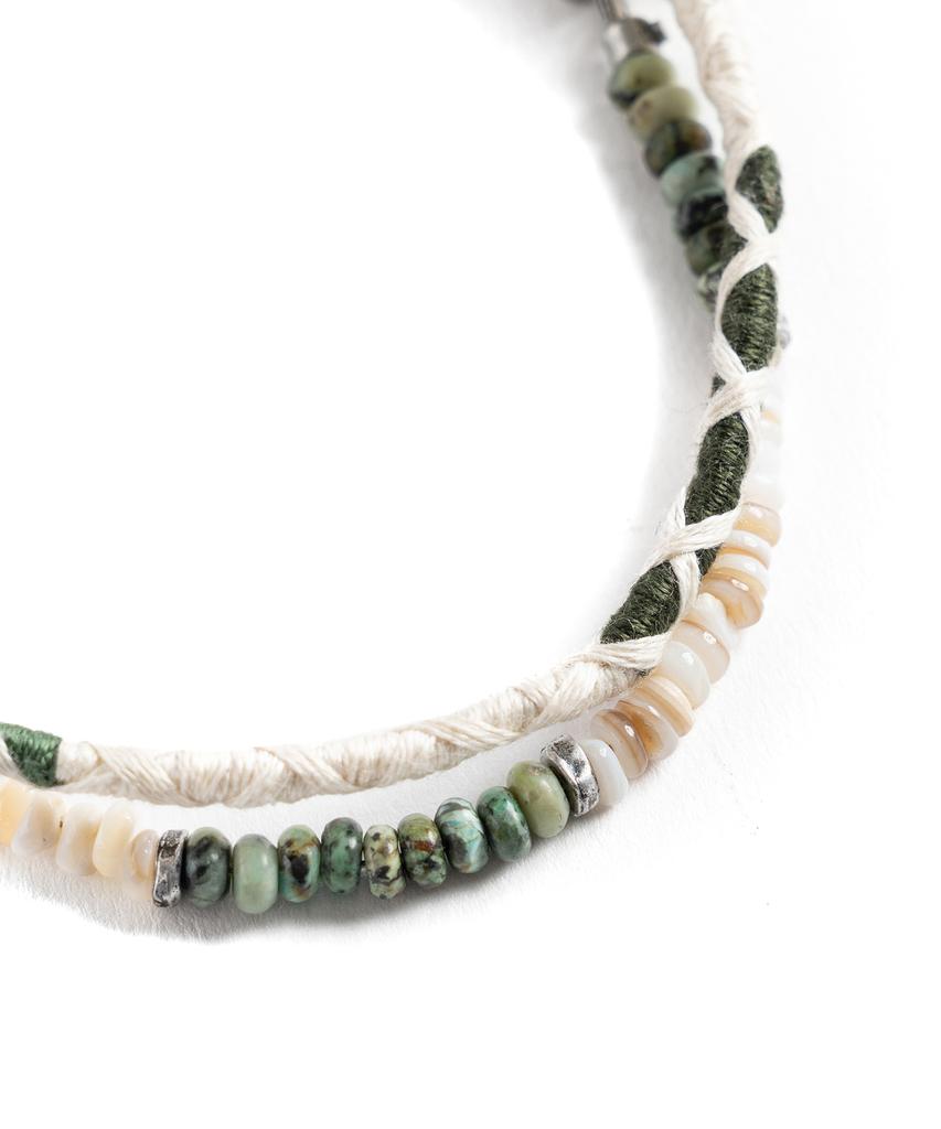 Wild Bricks W25 Double Bracelet (Green)