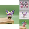 Cute Kuromi My Melody Figure Toy Playset Cake Topper For Diy Accessories