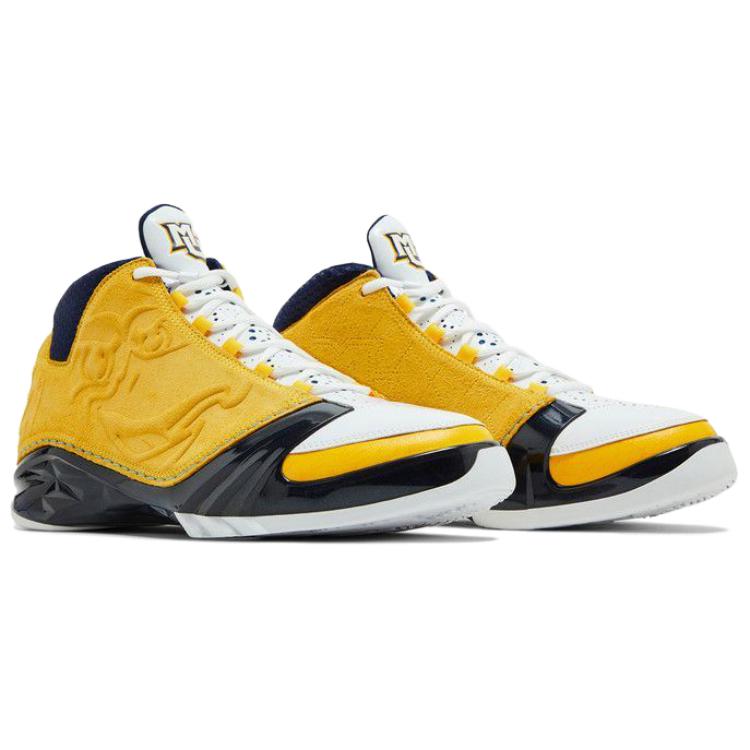 Jordan Air Jordan 23 Abrasion Resistant High top Basketball Shoes Unisex Yellow FV1334-700