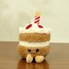 Cute Plush Cartoon Keychain Toy Cake Milk Tea Cup Accessory In Colors Sweet