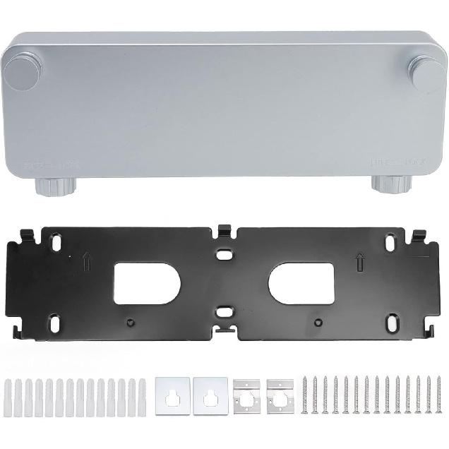 Retractable Clothesline, Retractable Laundry Line Double Stainless Steel Clothes Line Retracting Wall Mount Clothes Drying Line with Lock for Indoor