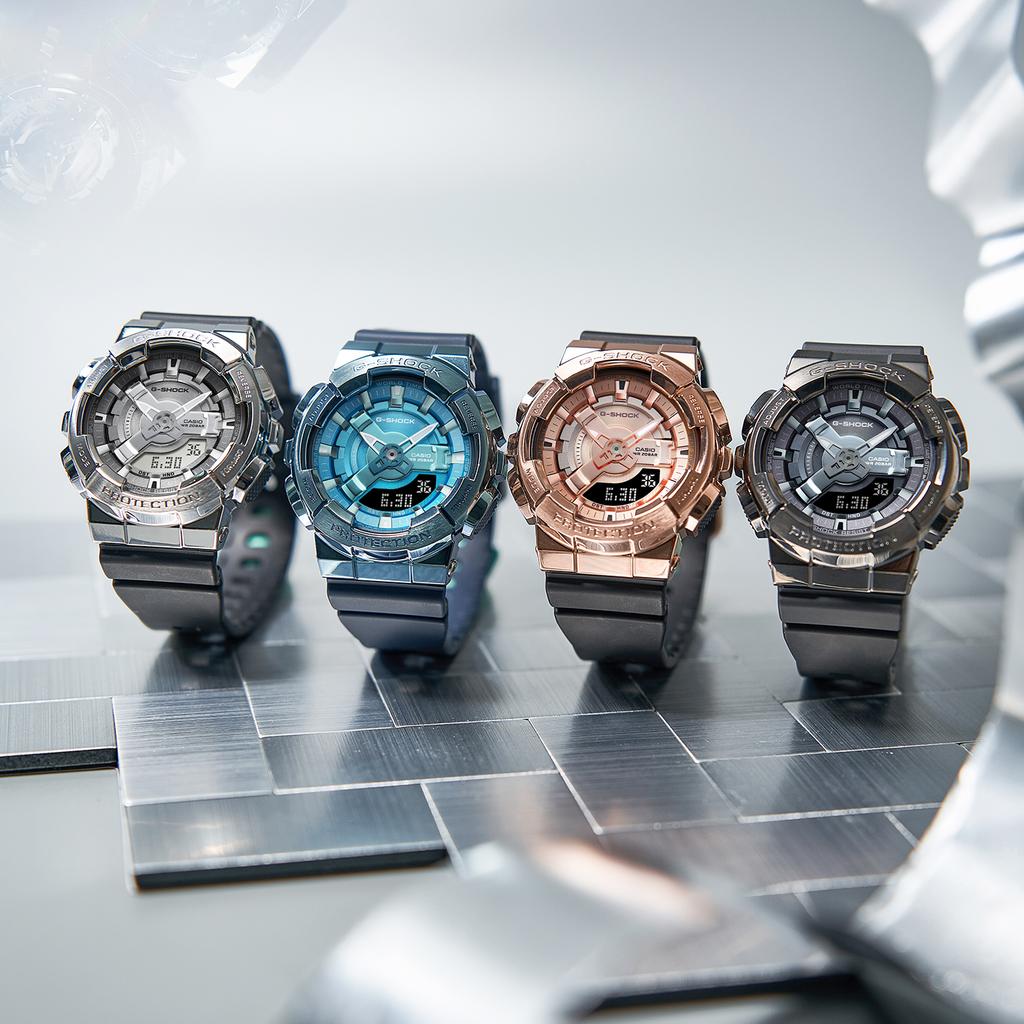 CASIO Women's Full Metal Series Blue Watch GM-S110LB-2APR GM-S110LB-2APR