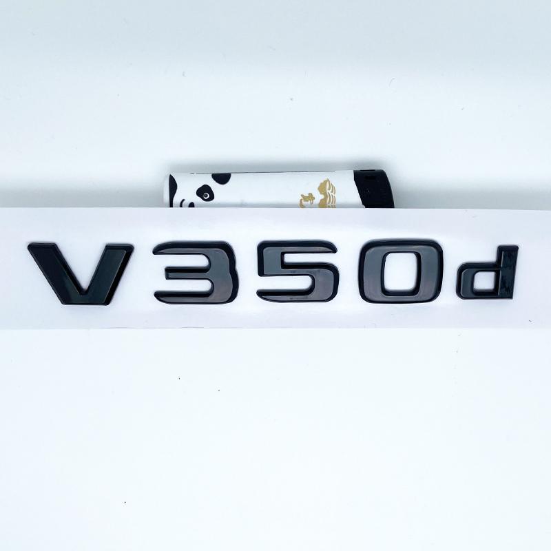 3D Buchstaben V260L V220d V250d V300d Emblem für Mercedes Benz V W447 Auto Kotflügel Plakette Kofferraum Namensschild Logo Aufkleber XC7