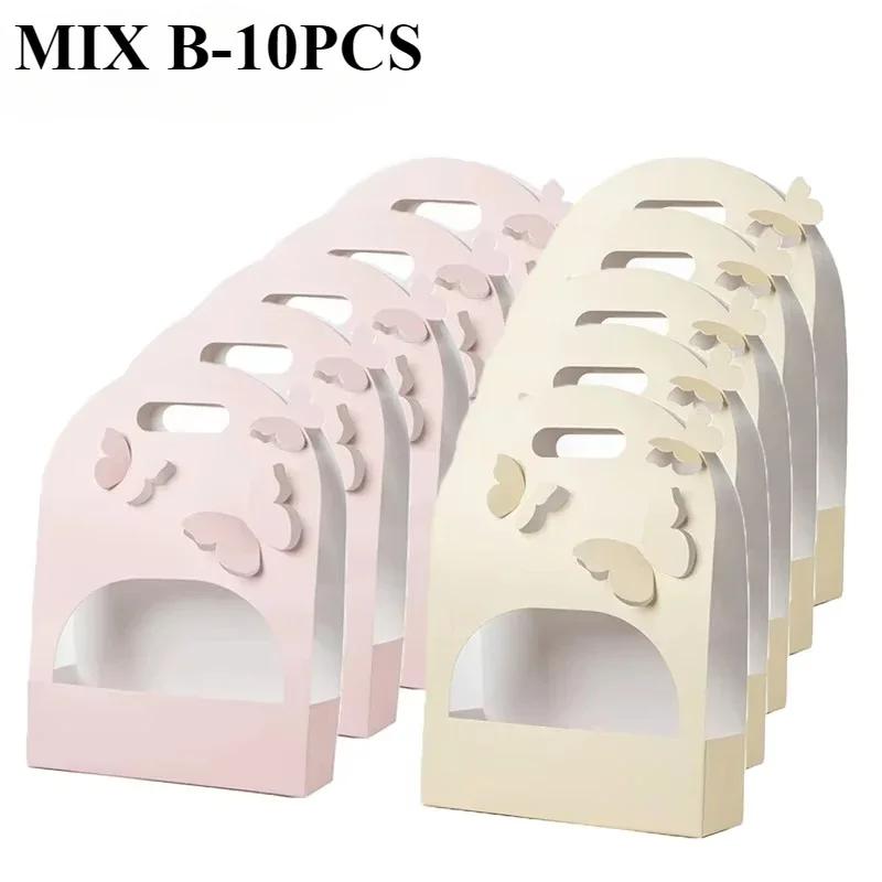 5-10PCS 3D Hollow Butterfly Flower Box Gift Packaging Bag for Home Decor Valentine’s Day Mother’s Day Girlfriend Birthday Gifts