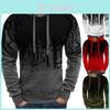 Men's Winter Hoodies Slim Fit Hooded Sweatshirt Warm Outwear Soft Material Jacket