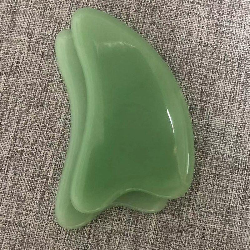 Natural Jade Scrapping Plate Beauty Shaving Board Lifting and Tightening Pull Tendons Scrapping Plate Universal for Entire Body Shaving Board Surface